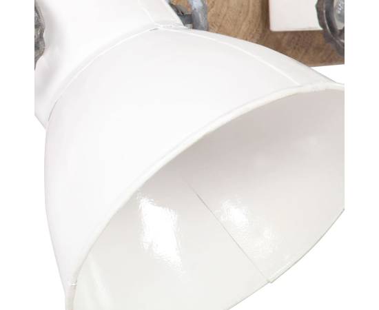 Lampă de perete industrială, alb, 90 x 25 cm, e27, 6 image