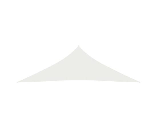 Pânză parasolar, alb, 3 x 3 x 4,2 m, hdpe, 160 g/m², 2 image