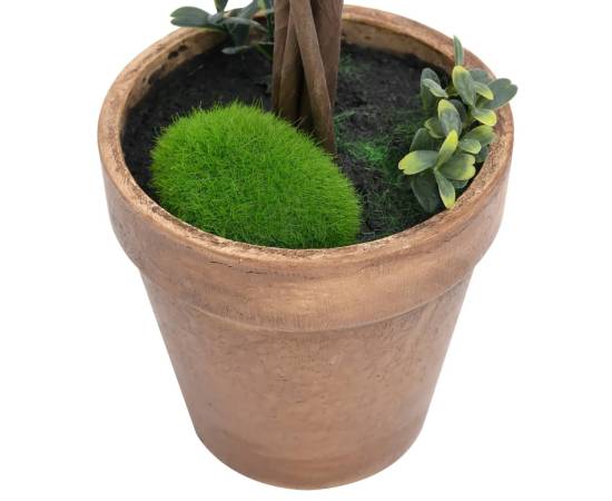 Plante artificiale cimișir cu ghiveci, 2 buc. verde 41 cm minge, 4 image