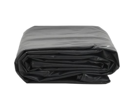Prelată, negru, 2,5x4,5 m, 650 g/m², 3 image