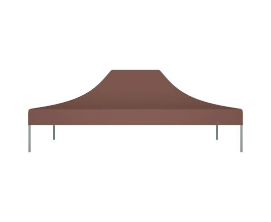 Acoperiș pentru cort de petrecere, maro, 4,5 x 3 m, 270 g/m², 3 image