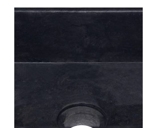 Chiuvetă, negru, 30x30x13 cm, marmură, 5 image