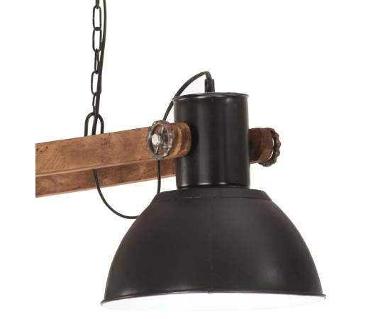 Lampă suspendată industrială, negru, 109 cm, 25 w, e27, 7 image