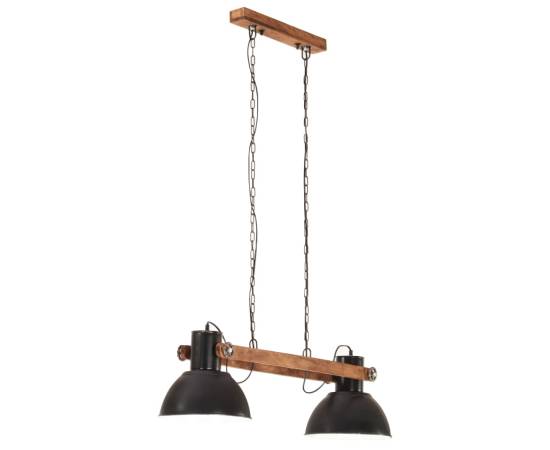 Lampă suspendată industrială, negru, 109 cm, 25 w, e27, 2 image