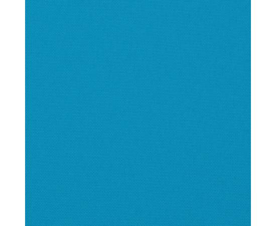Pernă de taburet paleți, albastru deschis, material textil, 6 image