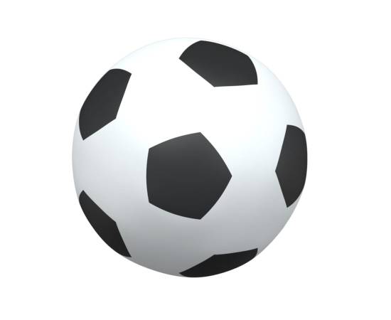 Porți de fotbal de copii 2 buc., cu minge alb 64x35x48 cm metal, 9 image