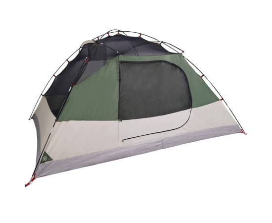 Cort de camping cupolă pentru 6 persoane, verde, impermeabil, 8 image