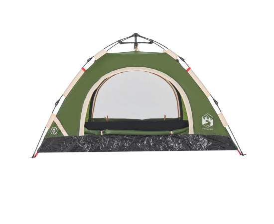 Cort de camping pentru 2 persoane, setare rapidă, verde, 8 image