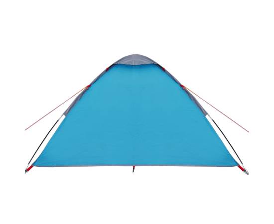 Cort de camping cupolă pentru 2 persoane, albastru, impermeabil, 9 image