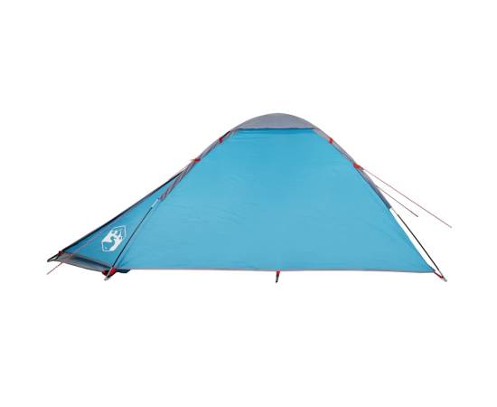 Cort de camping cupolă pentru 2 persoane, albastru, impermeabil, 8 image