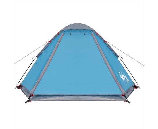 Cort de camping cupolă pentru 2 persoane, albastru, impermeabil, 7 image
