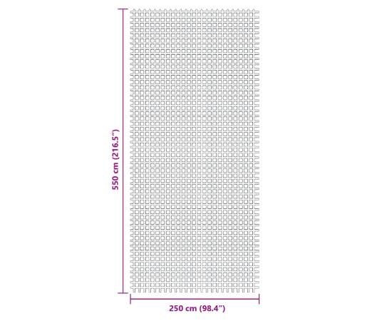 Covoraș de camping, verde, 5,5x2,5 m, 7 image