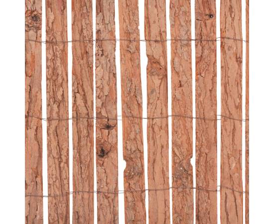 Gard din scoarță de copac, 1000 x 30 cm, 6 image