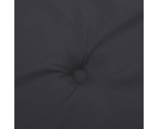 Perne cu spătar mic, 6 buc., negru, 100x50x3 cm, textil oxford, 7 image