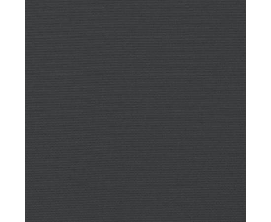 Perne cu spătar mic, 6 buc., negru, 100x50x3 cm, textil oxford, 8 image