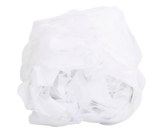 Plasă de camuflaj cu geantă de depozitare, alb, 623x203 cm, 3 image