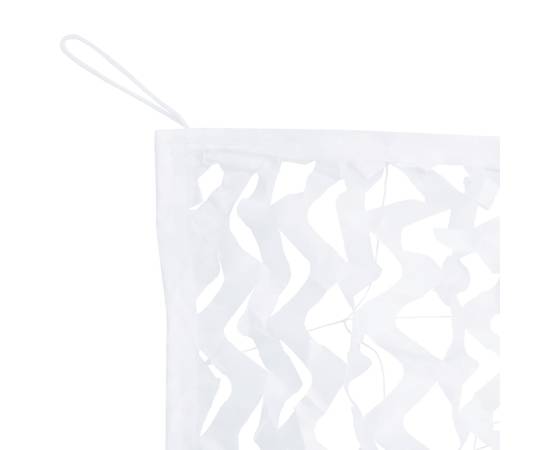 Plasă de camuflaj cu geantă de depozitare, alb, 627x290 cm, 6 image