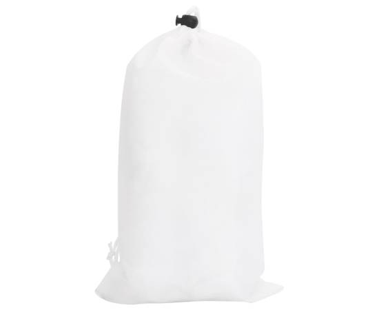 Plasă de camuflaj cu geantă de depozitare, alb, 627x290 cm, 4 image