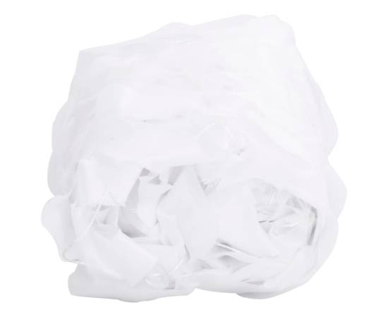 Plasă de camuflaj cu geantă de depozitare, alb, 844x142 cm, 3 image