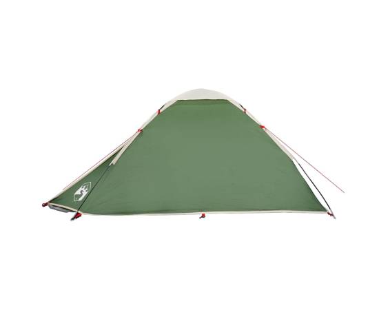 Cort de camping cupolă pentru 2 persoane, verde, impermeabil, 8 image