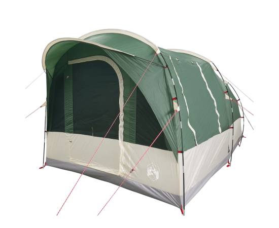 Cort de camping pentru 3 persoane, verde, impermeabil, 2 image