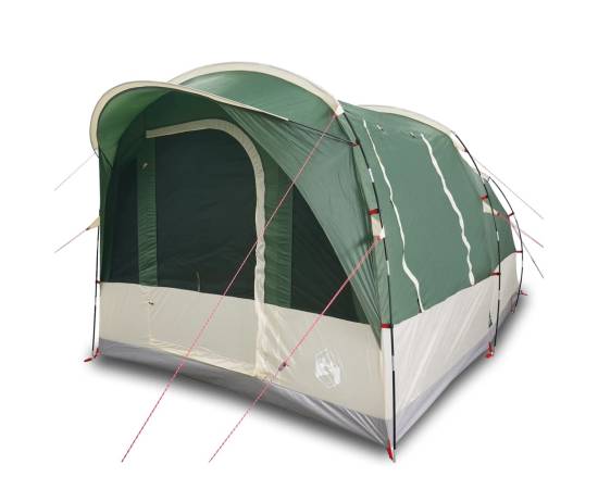 Cort de camping pentru 3 persoane, verde, impermeabil, 4 image