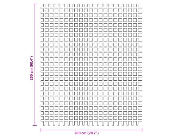 Covoraș de camping, antracit, 2,5x2 m, 7 image