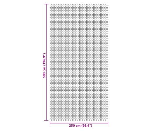 Covoraș de camping, verde, 5x2,5 m, 7 image