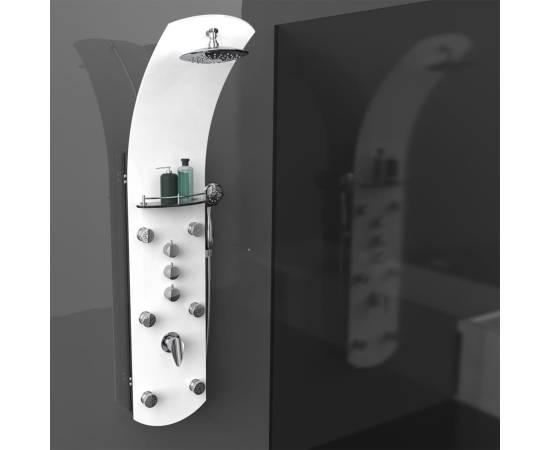 Eisl panou de duș cu baterie mixer karibik, alb, 4 image