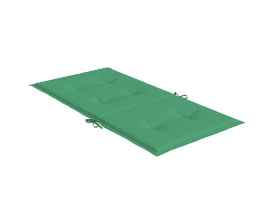 Perne cu spătar mic, 6 buc., verde, 100x50x3 cm, textil oxford, 5 image