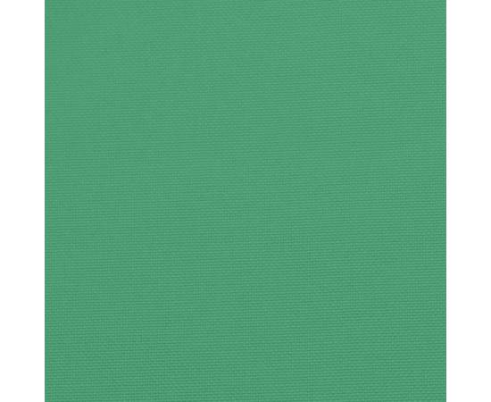 Perne cu spătar mic, 6 buc., verde, 100x50x3 cm, textil oxford, 8 image
