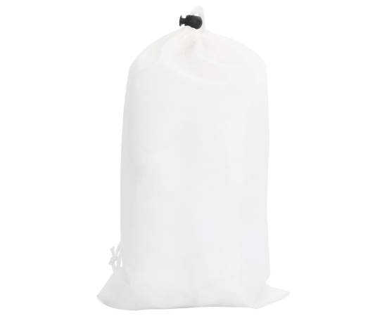 Plasă de camuflaj cu geantă de depozitare, alb, 618x512 cm, 4 image
