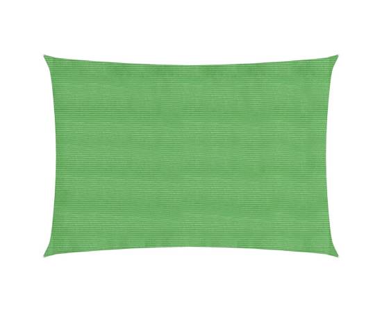 Pânză parasolar, verde închis, 3,5x5 m, hdpe, 160 g/m²