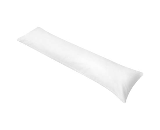 Pernă pentru dormit lateral 40 x 145 cm alb