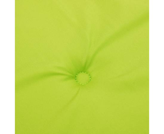 Perne cu spătar mic, 2 buc. verde 100x50x3 cm textil oxford, 7 image