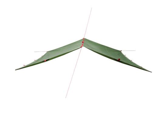 Prelată de camping, verde, 500x294 cm, impermeabilă, 4 image