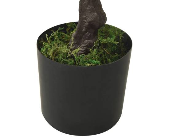 Bonsai pinus artificial cu ghiveci, verde, 60 cm, 6 image