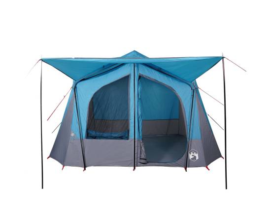 Cabină cort de camping, 5 persoane, albastru, impermeabil, 5 image