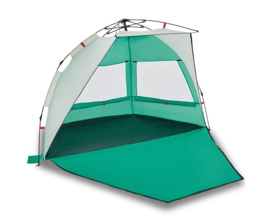 Cort camping 2 persoane verde marin impermeabil setare rapidă, 2 image