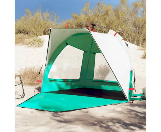 Cort camping 2 persoane verde marin impermeabil setare rapidă