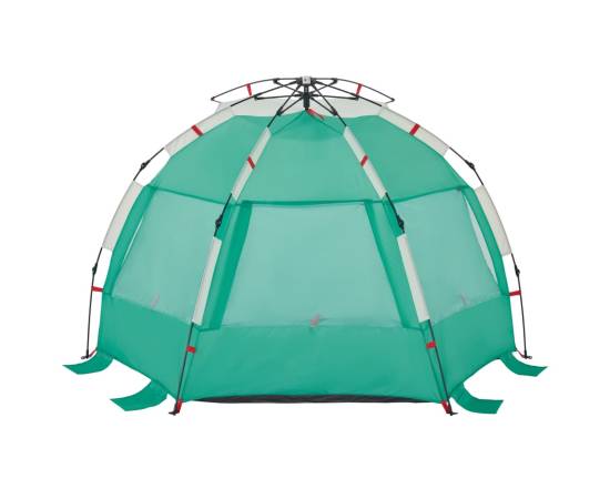 Cort camping 2 persoane verde marin impermeabil setare rapidă, 9 image