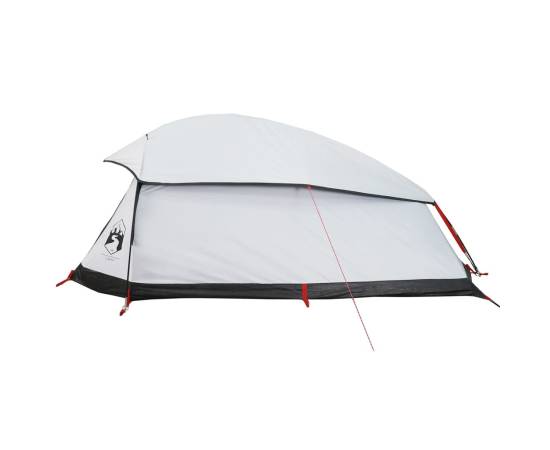 Cort camping cupolă 1 persoană alb, țesătură opacă, impermeabil, 8 image