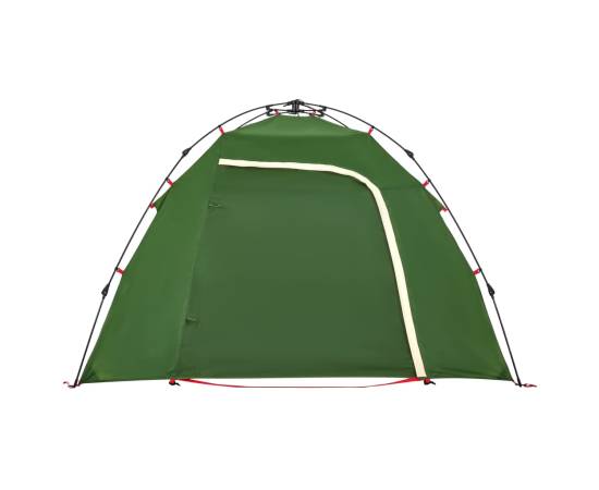 Cort de camping cupolă 3 persoane, setare rapidă, verde, 8 image