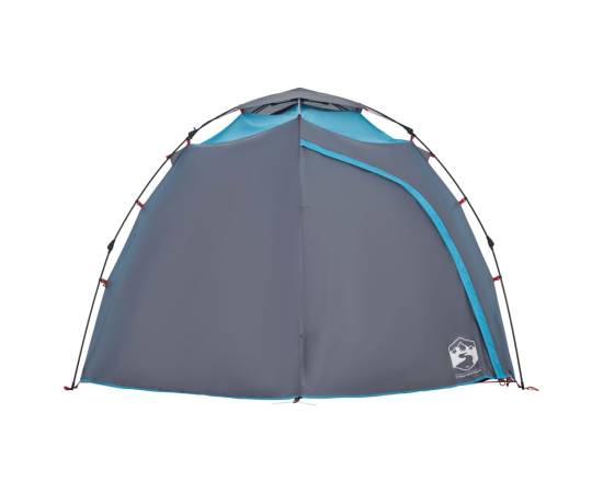 Cort de camping cupolă 4 persoane, setare rapidă, albastru, 6 image