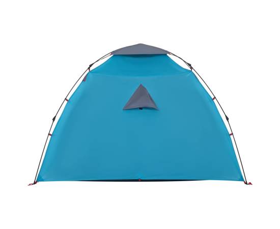 Cort de camping cupolă 4 persoane, setare rapidă, albastru, 8 image
