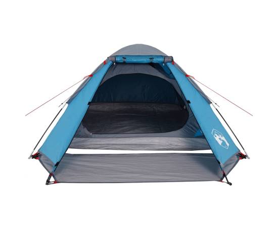 Cort de camping cupolă pentru 4 persoane, albastru, impermeabil, 6 image