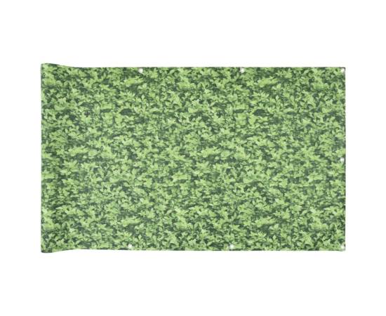 Paravan de grădină cu aspect de plantă, verde, 1000x120 cm, pvc, 2 image