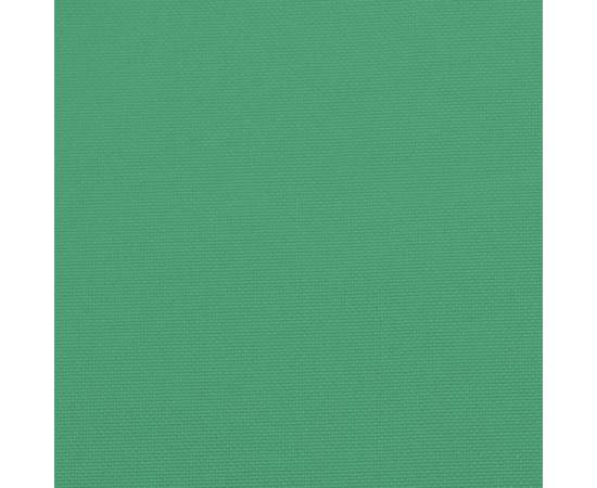 Perne cu spătar mic, 4 buc. verde 100x50x3 cm textil oxford, 8 image