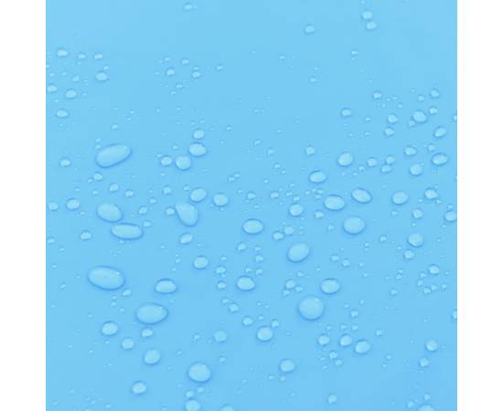 Poncho de ploaie cu glugă, design 2 în 1, albastru, 223x145 cm, 8 image
