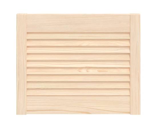 Ușă de dulap cu design lambriu, 39,5x49,4 cm, lemn masiv de pin, 2 image